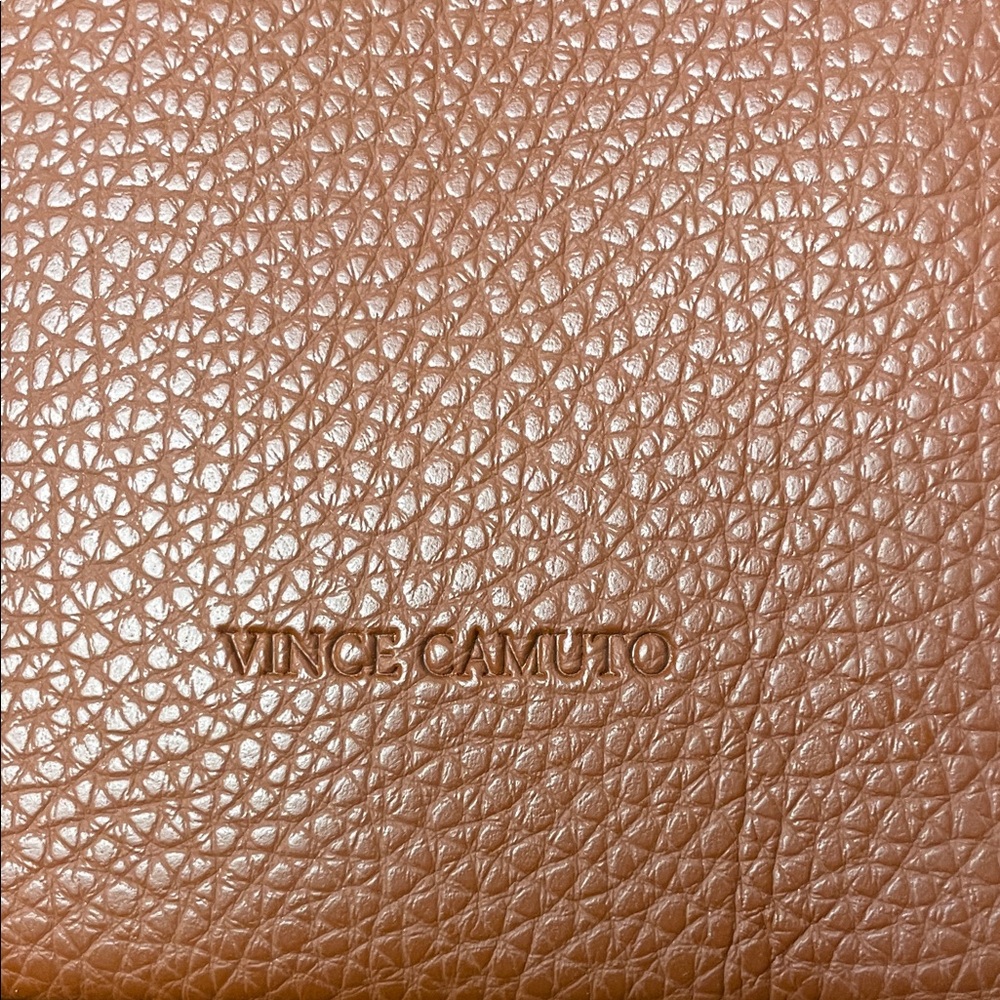Vince Camuto Tan Textured Leather Bag - Picture 3 of 6